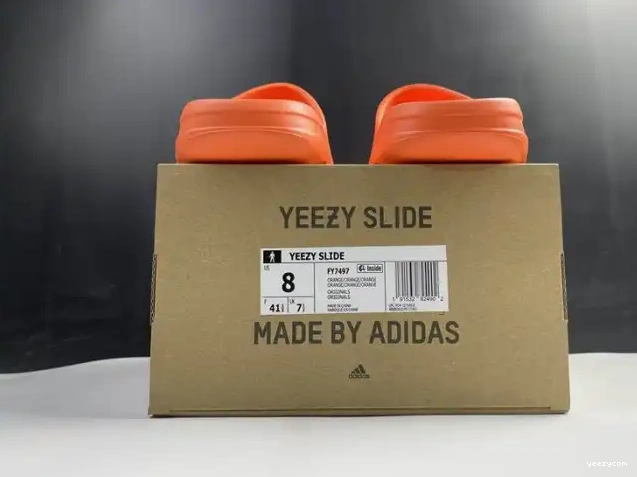 Yeezy Adidas Orange FY7497 Slide 0619